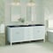 James Martin Vanities 72'' Double Vanity, Bright White w/ 3 CM Charcoal Soapstone Quartz Top 485-V72-BW-3CSP - alternate 6
